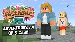 Thumbnail: Taking Oli & Cam On An ADVENTURE In Minecraft Festivale SMP!