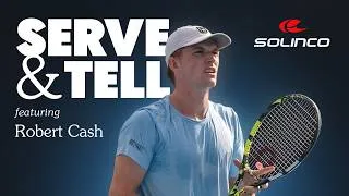 Thumbnail: From Ohio State Tennis to the ATP Tour with Robert Cash for Solinco Serve & Tell