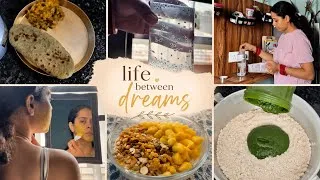 Thumbnail: Life Between Dreams | A Calm Day in India🇮🇳| Cooking, Cleaning & Self-Care (Silent Vlog)🤍