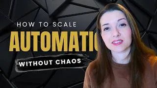 Thumbnail: How Business Automation Helps You Scale Without Chaos | Solmaz Marketing