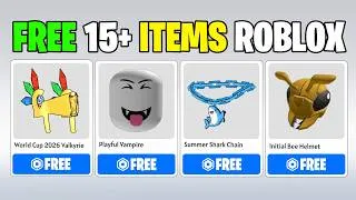 Thumbnail: 15+ FREE ITEMS & PROMO CODES ON ROBLOX 2026 | GET FREE VAMPIRE FACE NOW