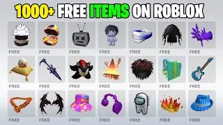 Thumbnail: 1000+ FREE ROBLOX ITEMS COMPILATION 2026 🔥 GET THEM NOW