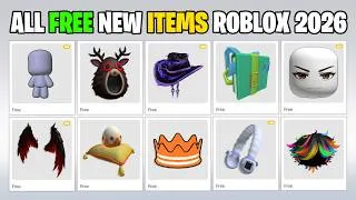 Thumbnail: 15+ NEW FREE ITEMS ON ROBLOX 2026!! 🔥🤑