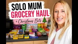 Thumbnail: SOLO MUM GROCERY HAUL | Realistic Food Shop, Family Favourites & Christmas Bits