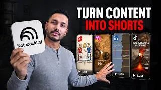 Thumbnail: NotebookLM Now Turns Any Content Into Shorts in 2 Clicks