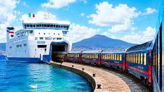 Thumbnail: 22 Hours on Europe's Most Unique Ferry Sleeper Train! | 🇮🇹 Milan - Sicily