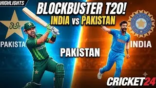 Thumbnail: India vs Pakistan Blockbuster T20 Match | Cricket 24 Highlights