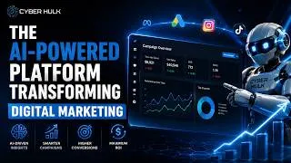 Thumbnail: CyberHulk: How SoluLab Built an AI Marketing Platform That Boosted Leads 200X