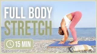 Thumbnail: 15 Min Full Body Stretch for Stiff Bodies | Gentle Yoga for Beginners