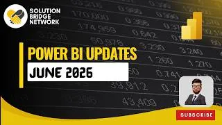 Thumbnail: Power BI June 2026 Update | DAX User Defined Functions GA, Date Picker, Shape Map & More!