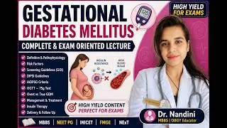 Thumbnail: Gestational Diabetes (Diabetes in Pregnancy) | Causes, Risk Factors, Symptoms, Treatment || MBBS