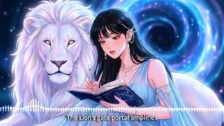 Thumbnail: 8/8 Lion's Gate Portal Leo Energy Manifestation Subliminal ☀️ Write & Let the Universe Work