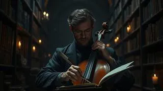 Thumbnail: Nocturnal Cello | Deep Focus for Dark Reading