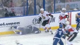 Thumbnail: Mark Borowiecki Hit on Brian Boyle Fights Coburn - Game Misconduct