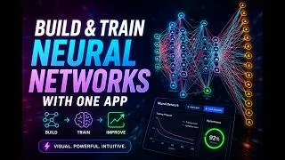 Thumbnail: This Website Lets You Build and Train Your Own AI Neural Network! Devlog #1