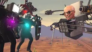 Thumbnail: What If The Base Titan Trio “FOUGHT” The Scientist Toilet in Skibidi Toilet? (part 1)