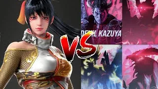 Thumbnail: Tekken 8 - Kunimitsu vs all final bosses
