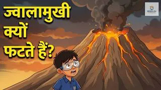 Thumbnail: How Do Volcanoes Erupt? | Science for Kids in Hindi | Sonalika e-Gurukul