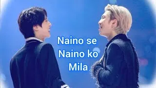 Thumbnail: BTS edit||Naino se naino ko mila [Female version]||Namjin||