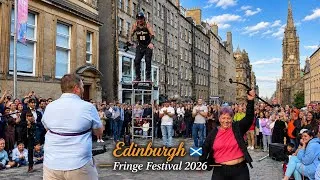 Thumbnail: Edinburgh Fringe Festival Last Week | The Royal Mile Is PACKED! 😲 | 4K Scotland Walking Tour.