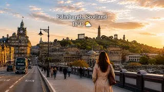 Thumbnail: Edinburgh Is PACKED… So Let’s Escape to Calton Hill 🏰 | 18°C in Scotland | 4K