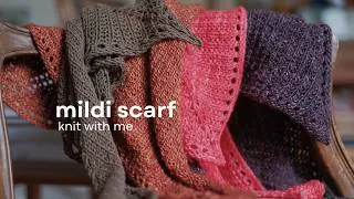 Thumbnail: Knit With Me | Mildi | A Simple Broken Rib Scarf