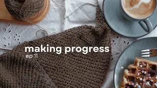 Thumbnail: Two steps forward, one step back | A Slow Living Knitting Podcast