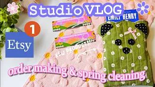 Thumbnail: Productive Small Business Vlog: Making and Packing an Order and Studio Reset.