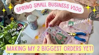 Thumbnail: Making and Packing 2 of my BIGGEST Spring Orders | Small Business Vlog