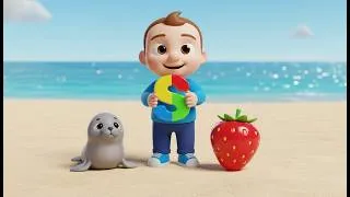 Thumbnail: ABC Song for Kids | Learn Letters A to Z with Animals & Fruits | Preschool Learning