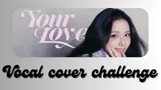Thumbnail: JISOO-"YOUR LOVE" VOCAL COVER CHALLENGE (SING WITH ME)KARAOKE with lyrics