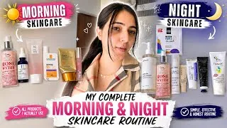 Thumbnail: Vlog #4 | Meri Clear Skin Ka Complete Routine 🤍| sare product ke name iss video k descriptions me