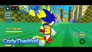 Thumbnail: Sonic Evocative: Racing as Classic Tails ( Roblox )