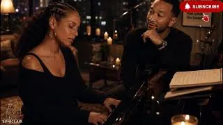 Thumbnail: 🎶 Alicia Keys × John Legend – When Hearts Speak (Lyrics) 🎶