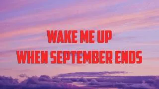 Thumbnail: Green Day - Wake Me Up When September Ends (Lyrics)