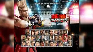 Thumbnail: Tekken 5.0 Arcade Version - Select Character Screen