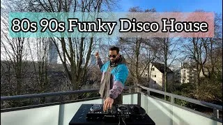 Thumbnail: 80s 90s Funky Disco House Remixes of Popular Songs - Sunset Mix on the Balcony