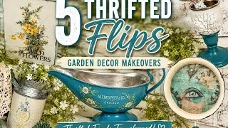 Thumbnail: I Transformed a Box of Thrifted Treasures into Beautiful Garden Decor! 