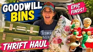 Thumbnail: I Scored BIG at the Goodwill Bins! Vintage Thrift Haul Finds