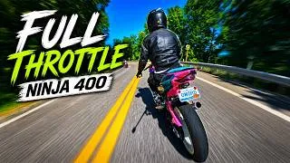 Thumbnail: I Went Full Throttle on a Ninja 400