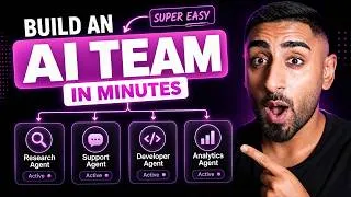Thumbnail: Build your Own AI Agent Team the EASY way without a VPS/Mac mini (Full setup tutorial for Beginners)
