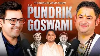 Thumbnail: Ft Sri Pundrik Goswami Ji | Vrindavan Ki Mahima | Sonu Sharma