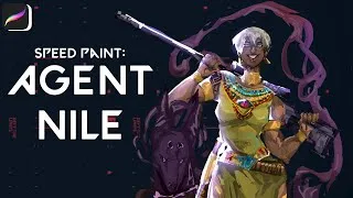 Thumbnail: Valorant fan-agent: NILE speed paint