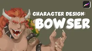 Thumbnail: character design process: bowser!