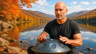 Thumbnail: Melatonin & Stress Relief with Hang Drum  🍁 Autumn Melodies for Stress Relief & Healing