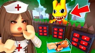 Thumbnail: Building ANIMAL HOSPITAL In 99 NIGHTS IN THE FOREST! (Roblox)