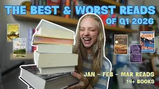 Thumbnail: the best and worst reads of the year (so far)⭐️💌📖☕️ all of my quarter one books !!!