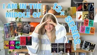 Thumbnail: I am reading 13+ series... (which ones should you read + which ones to avoid) ⭐️✨📖📚💌