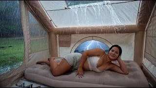 Thumbnail: FULL VIDEO 2 DAYS CAMPING IN HEAVY RAIN - DELICIOUS FOOD - PEACEFUL SCENERY - RELAXING SATISFYING
