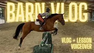 Thumbnail: Watching Our Flatwork Pay Off! Barn Vlog + Lesson Voiceover
